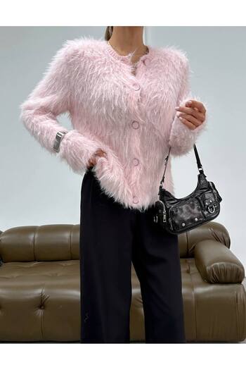 RM Collect Bearded Knitwear Buttoned Cardigan