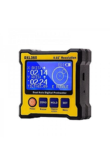 Nobrand Digital Inclinometer 2 Axes Resolution 0.02°