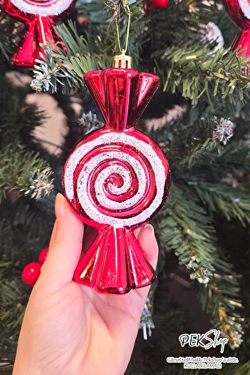 PEKSHOP Large Size Bow Candy Package Christmas Tree Ornament 1 Piece