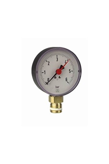Other RF Heating Manometer 80mm, 0-4 Bar, Vertical Mount