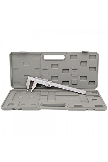 EXPERT Mechanical Caliper with Long Jaws 0-200 mm x 65 mm Reading 0.02 mm with Fine Adjustment