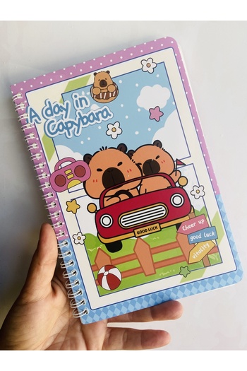 synshop Capybara Capybara Notebook Spiral Bound Lined