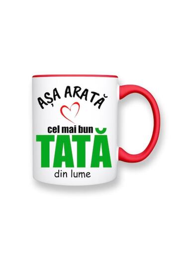 OEM Personalized Mug with Message: 'This is What the Best Dad in the World Looks Like', Betaprint, Ceram