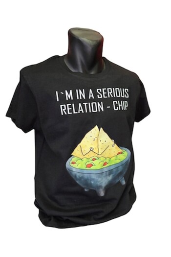OEM T-shirt 'I’m in a serious relation-chip' XL