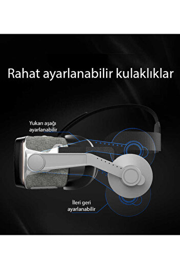Yesnıce VR Shinecon 3D Sanal Gerçeklik Gözlüğü 4.7-6.3 inç Android/IOS Tüm telefonları ile uyumludur