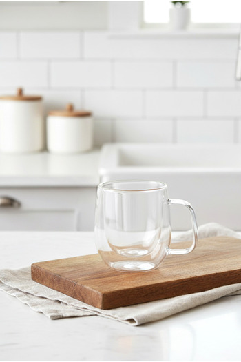 FH finehome Emly Double Wall Glass with Handle 250ml