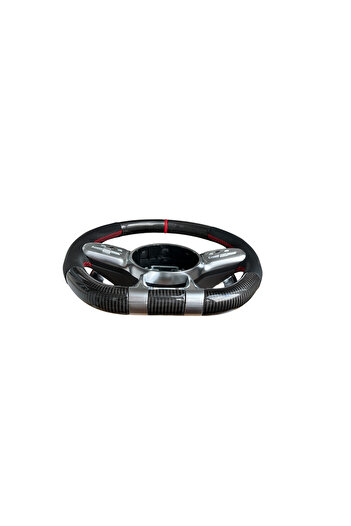 Lumi LUXURY Leather and carbon sports steering wheel compatible with Mercedes models 2011-2021 - not OEM