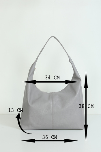 change time Comfortable Single-Handle Bag with Stitching Detail on the Front, Suitable for Daily Use Width: 36cm Length: 27cm Bottom: 11cm