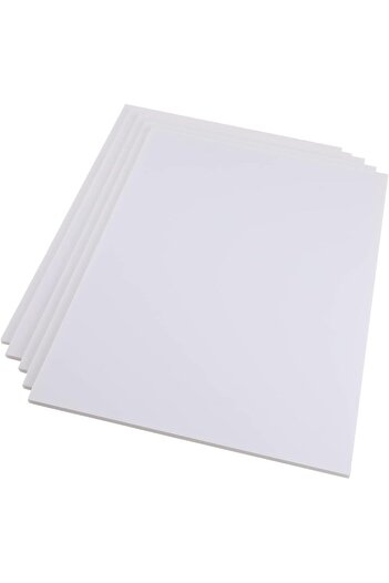 Al Raied A2 Foam Board White 5 Sheets-Smooth-Durable