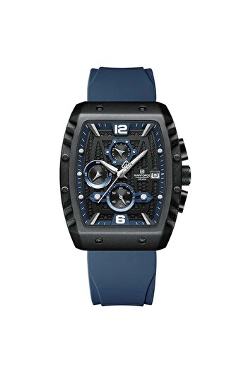 Naviforce Ceas bărbătesc sport casual cuarț analogic silicon cronograf dată