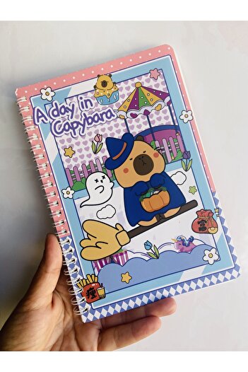 synshop Capybara capybara notebook spiral-lined