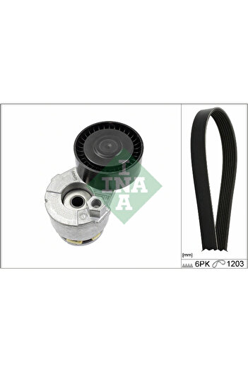 İna V-ribbed belt set NISSAN VERSA II (N17_) 2011-2020