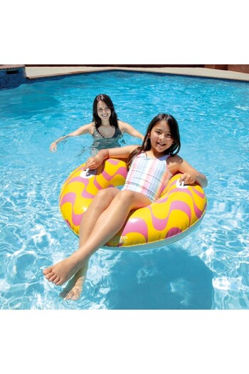 MAU CAT 59256 Swirl Rings with Handles Patterned Bagel 91 cm