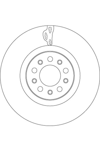 TRW Brake disc ALFA ROMEO 159 (939_) 2005-2012