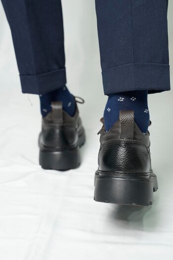 TETRİ Barbara Model Hakiki Deri El Yapımı Kahverengi Sneaker Ayakkabı