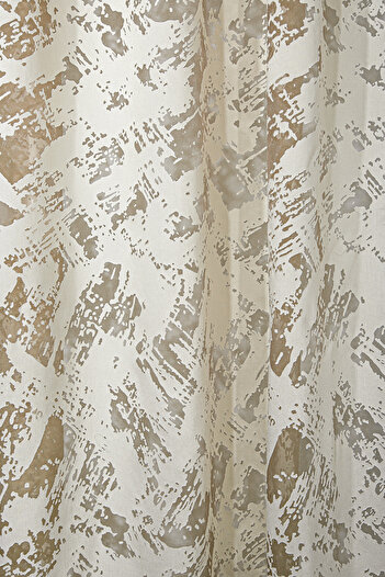 Premier Home Tulle Curtain Panel Dark Beige 150X290