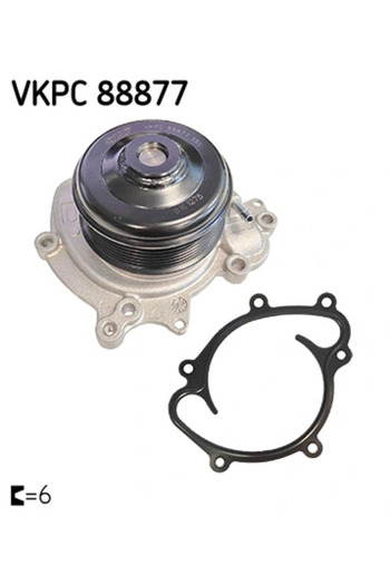 SKF Engine cooling water pump MERCEDES-BENZ E-CLASS Cabriolet (A238) 2017-2022
