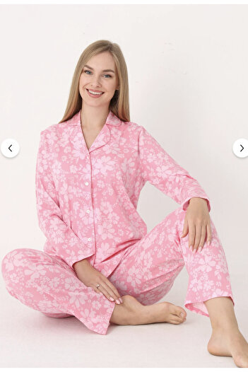 NBB Women's 100% Cotton Shirt Collar Pajama Set