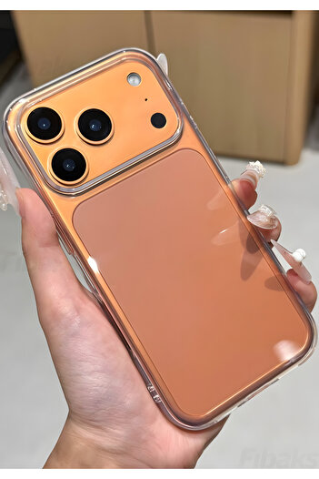 Fibaks iPhone 17 Pro Max Case Transparent Camera Open Protection Soft Shock Absorbing Thin Flexible Silicone Cover