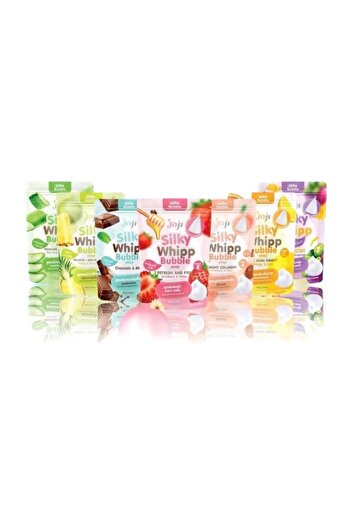 PRECIOUS SKIN Joji Secret Young Silky Whipp Bubble Soap Bright Cellulite + Anti-Stretchmark (Melon & Pineapple) 10