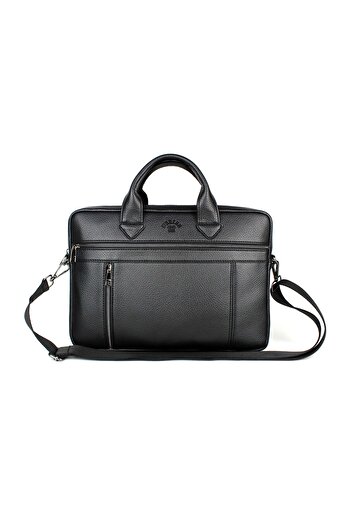 deri,se club Unisex Black 14 Inch Briefcase and Laptop Bag