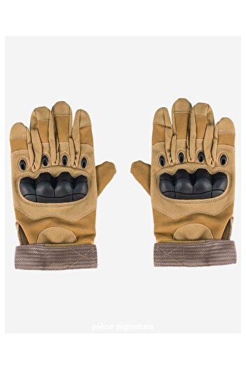 PIECE SIGNATURE Water Resistant Full Finger Polyester Motor Gloves
