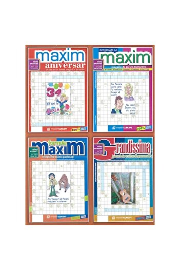 Maxim Anniversary puzzle collection - advanced level
