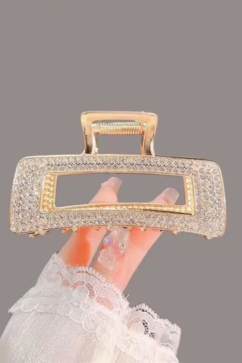 CAŞ DEKORASYON Cataramă de blocare din metal cu piatră de culoare aurie