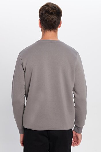 hayal giyim Unisex Relax Fit Comfortable Cut Cotton Soft Textured Crew Neck Sweatshirt