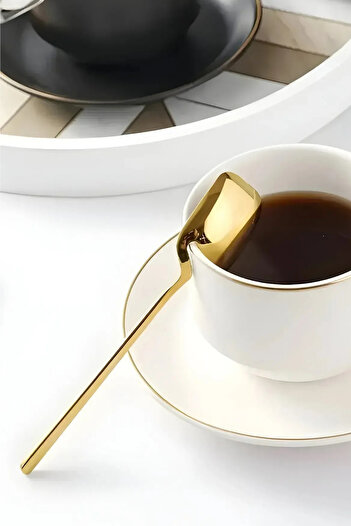GA Madame Home Set of 6 Titanium Coated Hanging Luxury Tea Spoons