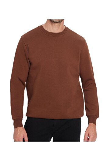 hayal giyim Unisex Relax Fit Comfortable Cut Cotton Soft Textured Crew Neck Sweatshirt
