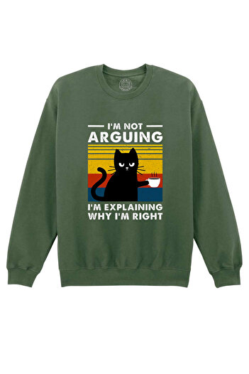 Cu Pisici Printed blouse-I'm not Arguing, Unisex