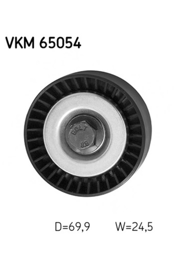 SKF Drive belt guide/drive pulley MITSUBISHI DELICA D5 (CV_W) 2007-2012