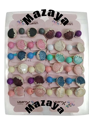 Generic Colorful Hair Ties 24 Pieces