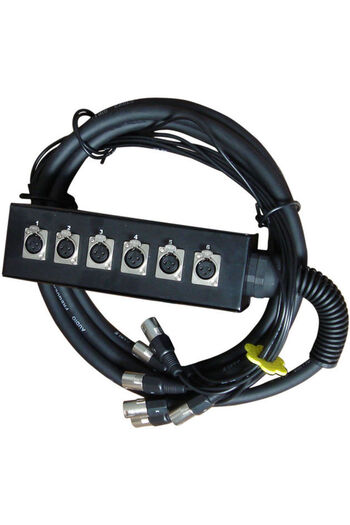 The Sssnake sssnake MC 6 Multicore Cable 15m with Stagebox