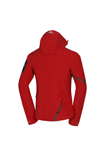 NORTHFINDER Men's 3L softshell waterproof jacket Lomnicky red 4XL