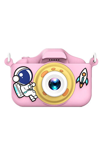 fluffy Children's Camera Astronaut Model, 40 MP, Dual Front-Back Camera, Selfie Camera, Full HD 1080
