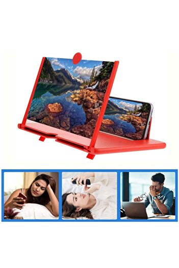Generic Mobile Phone 5D Video Amplifier Enlarged Screen Magnifier, Mobile Portable Home