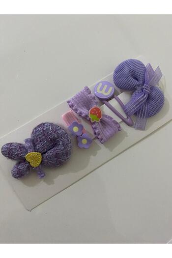 RSTM Boutique Five-Piece Colorful Stylish Perfect Sweet Variety of Patterns Hair Clip