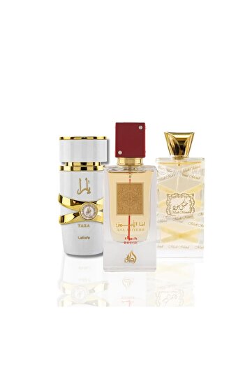 lattafa Lattafa Yara Moi Perfumes, Musk Mood Eau de Parfum - 100 ml and Anna White Rouge Eau de Parfum - 60 ml