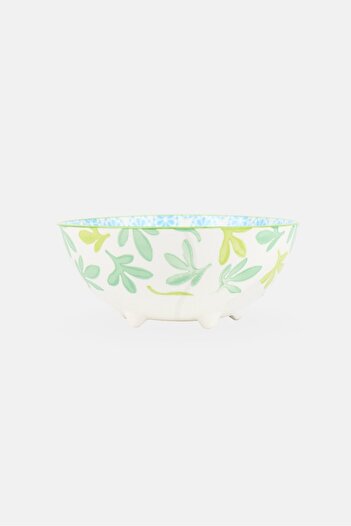 BIA Cordon Bleu Ooh La La Printed Grace Footed Bowl, Multicolor