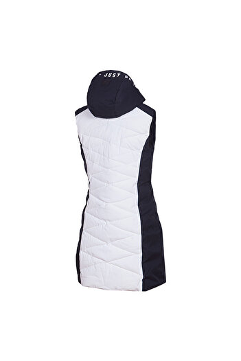 NORTHFINDER Women's 10K/10K long quilted ski vest Betty M whiteblack