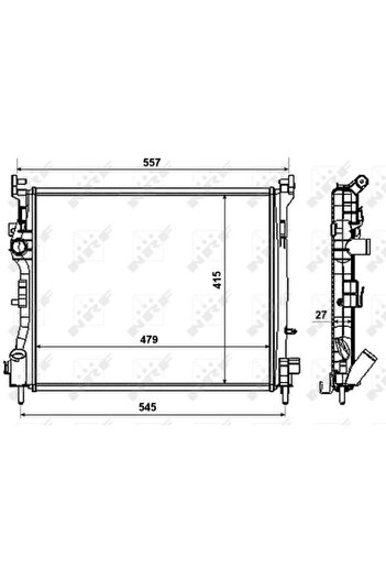NRF Radiator, set filtre de schimb, Renault THALIA II (LU_)
