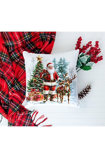 hediyechy Gift Duvet Cover Cap Christmas Santa Claus 3D Printed Single Duvet Cover Set