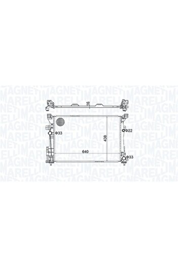 MAGNETİ Radiator, set filtre de schimb, Mercedes B-CLASS Sports Tourer (W246, W242)