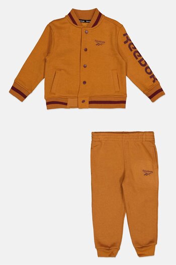 Reebok Toddlers Boy 2 Piece Jacket And Pants Set, Tan