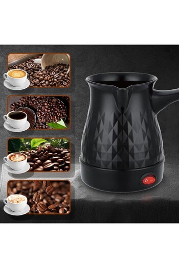 Deliny Fierbător electric 600W, 0.5L – Perfect pentru cafea turcească, ceai, lapte, portabil, silențios, ideal pentru...