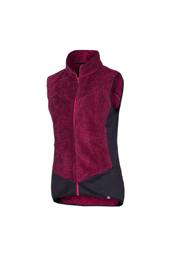 NORTHFINDER Women's anti-pilling fleece vest Dee M cherryblack