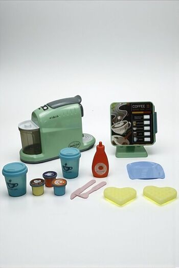 BYCEGU 79514 SİPARİŞ EKRANLI OYUNCAK KAHVE MAKİNESİ SETİ OYUNCAK
