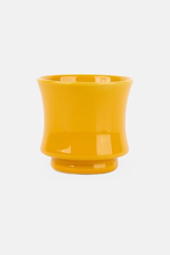 BIA Cordon Bleu Stoneware Solid Footed Tea Cup 177,4 ml, Yellow